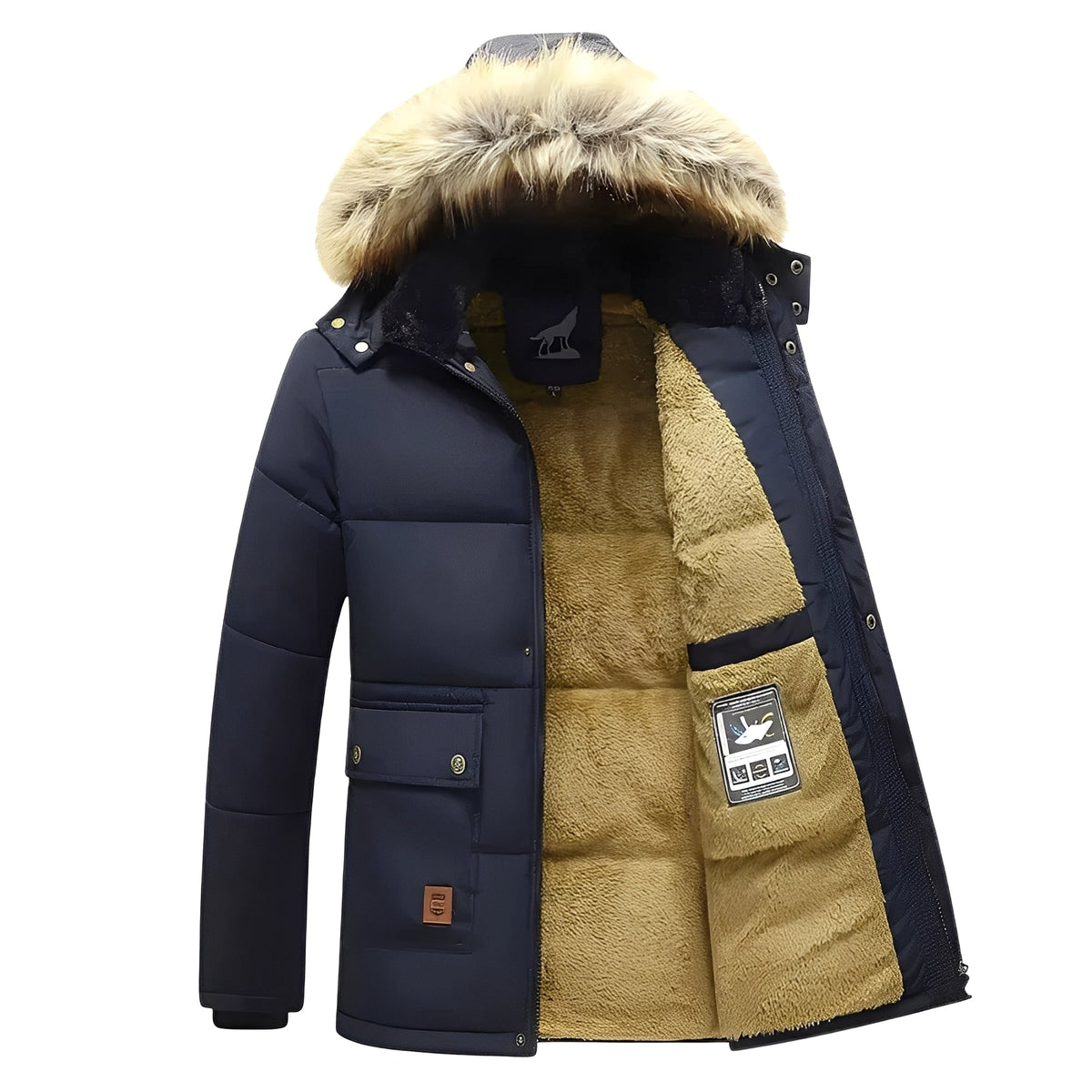 Crispian - Komfortable Jacke mit Kapuze
