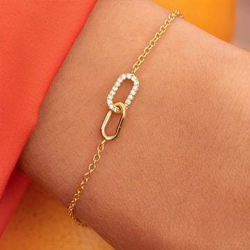 Rina – Armband mit strahlenden Gliedern