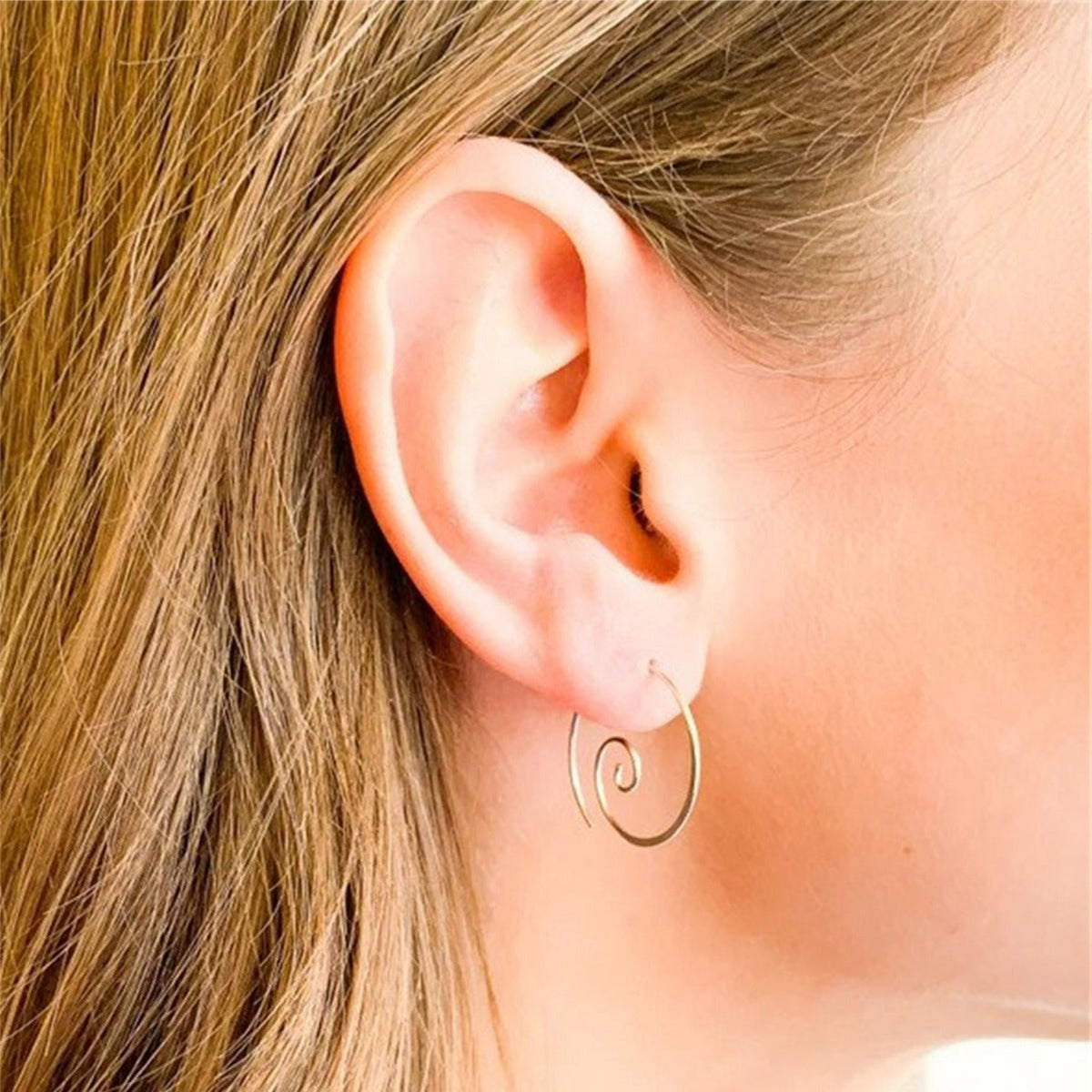 Yara – Boho-spiralohrringe aus hochwertigem Metall
