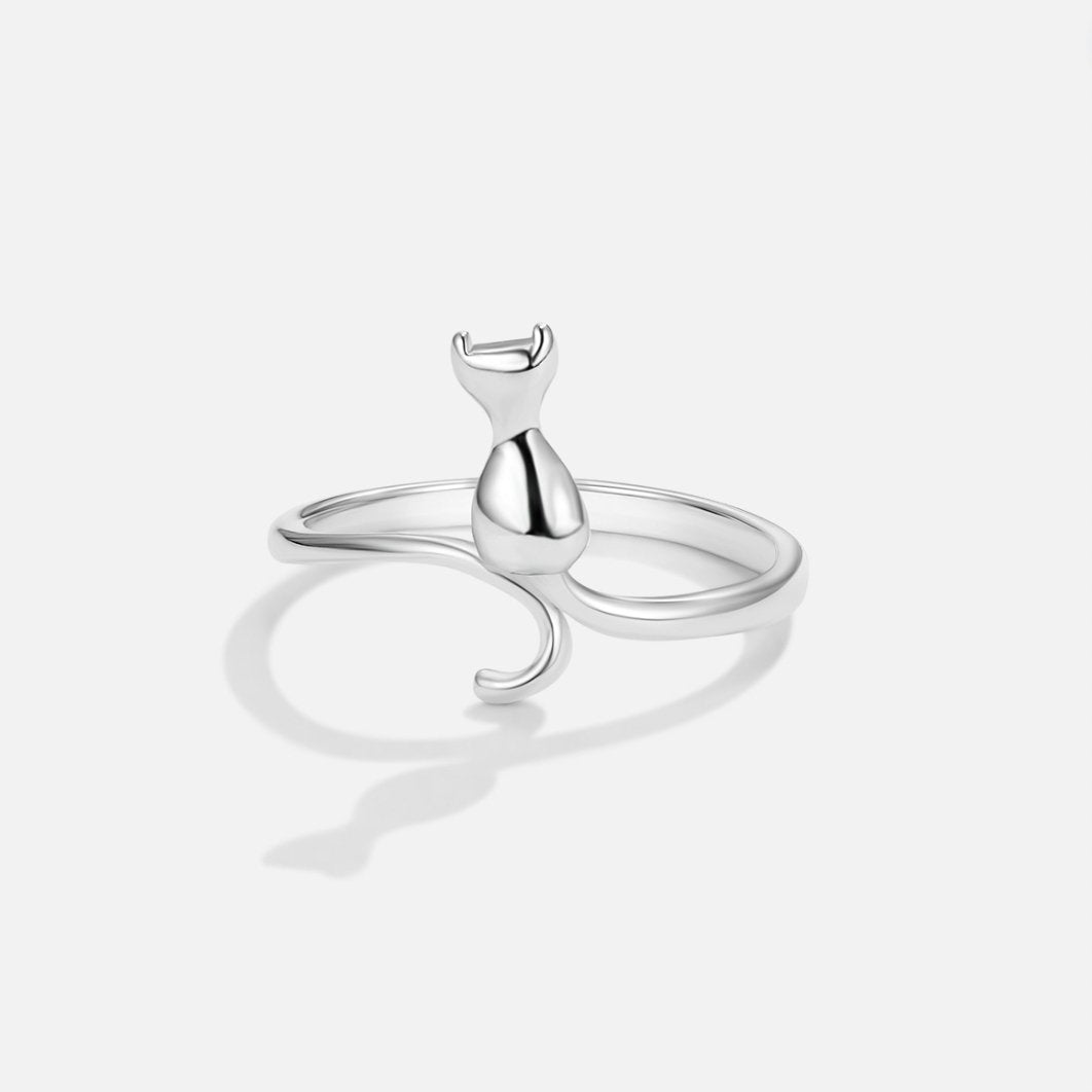 Mindy – Mystischer Katzenring aus Metall