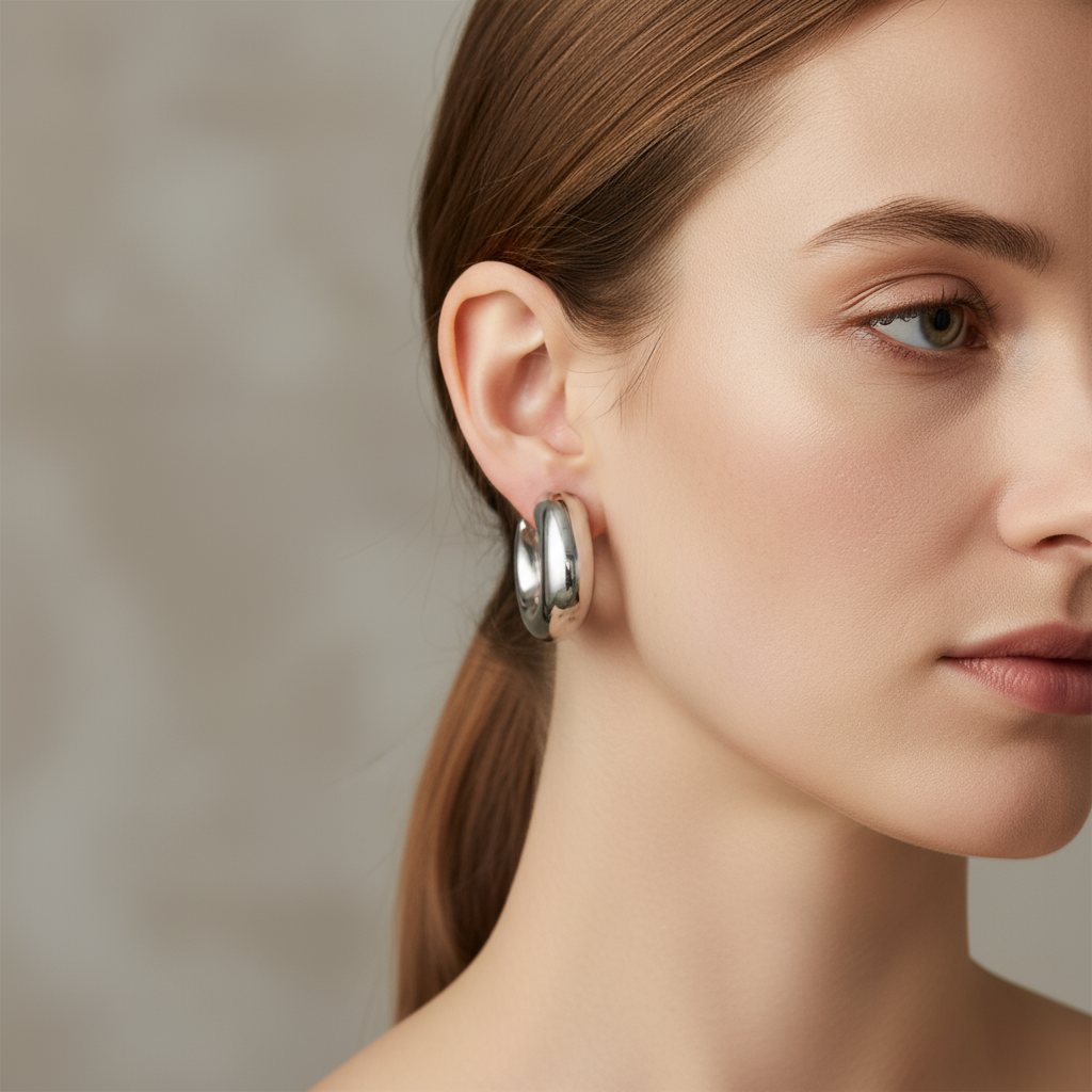 Amandine – Auffällige Ohrringe mit geometrischem Design