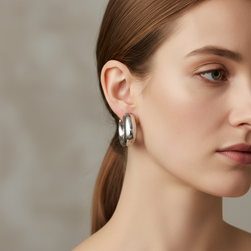 Amandine – Auffällige Ohrringe mit geometrischem Design