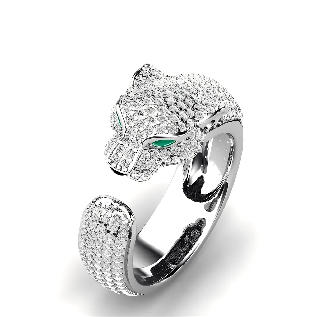 Mika – Verstellbarer Ring im Roségold-Jaguar-Design