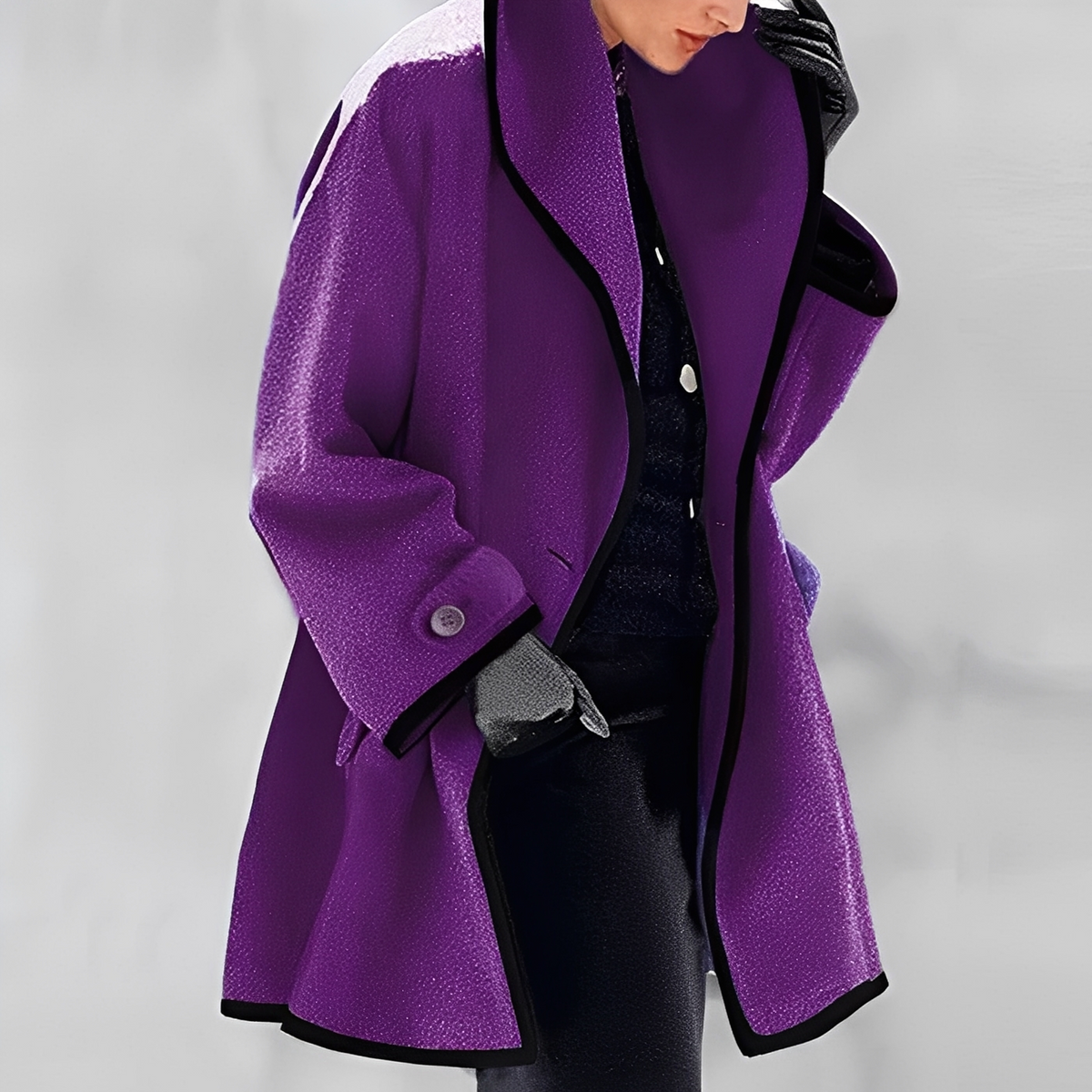 Jacky - Eleganter Wollmantel für Damen