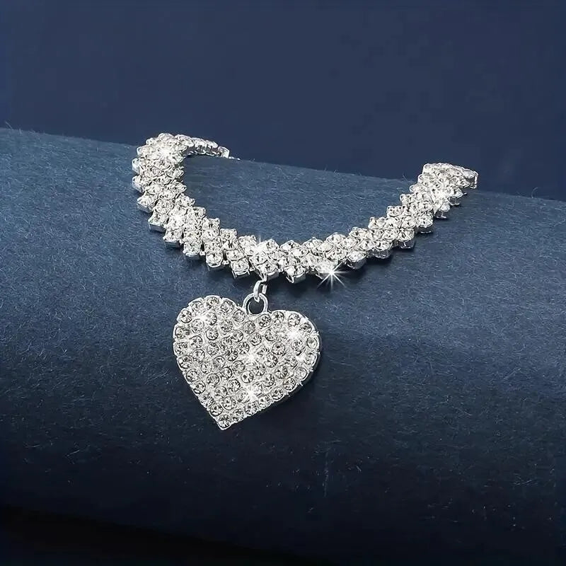 Zweireihiges Tennis-Halsband