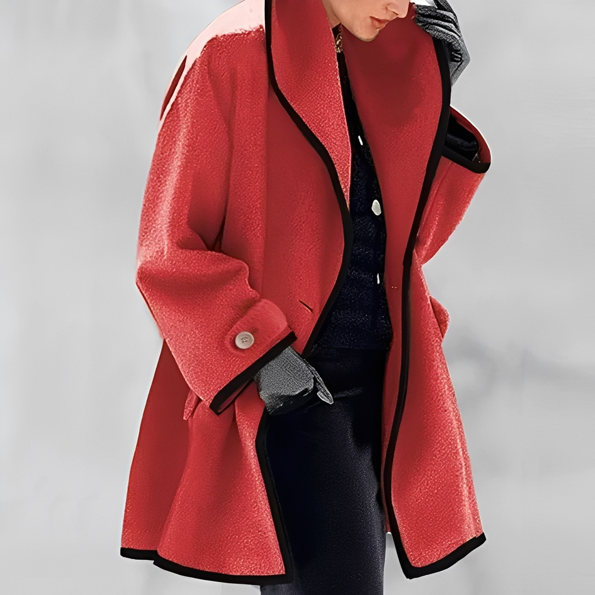 Jacky - Eleganter Wollmantel für Damen